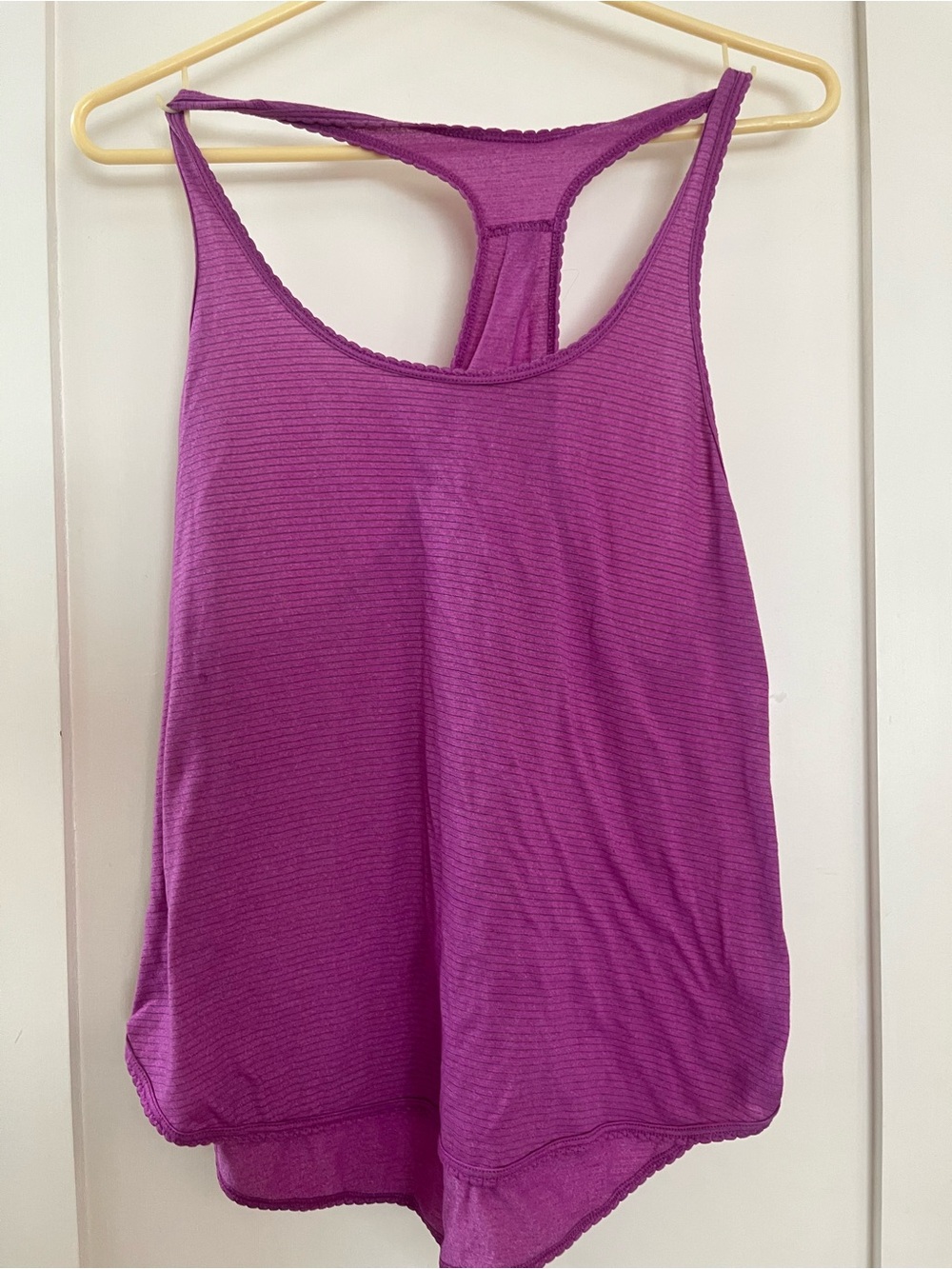 Purple Racerback Tank Top - Women